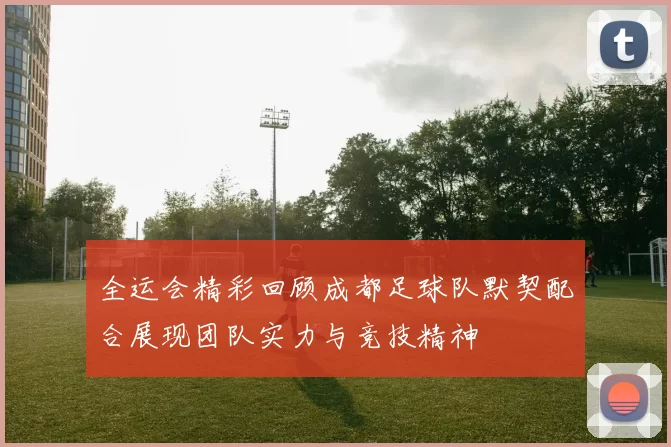 全运会精彩回顾成都足球队默契配合展现团队实力与竞技精神